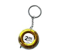 Petit mètre ruban rétractable miniature de 2 m de long, règle en acier de haute précision avec corps en ABS, parfait pour le bricolage et les voyages