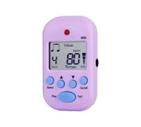 Petit métronome professionnel à clip LCD numérique transparent pour une synchronisation précise et une amélioration du rythme, poids léger