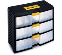 Petit meuble de rangement Terry - N0D1915014 - , Commode Store Age 42002 Bricolage Noir/Transparent L39,1 X P19,7 X H33,4