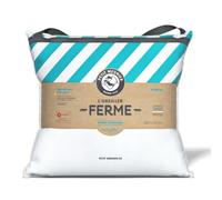 Petit Meunier - Le Ferme synthétique - Oreiller Ferme 60x60cm carré - Microfibre - Maintien Cervical - Dormir sur Le Dos - Anti Transpirant - Thermorégulateur- Oeko-TEX - Fabriqué en France