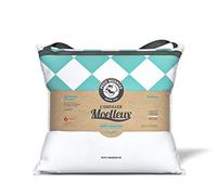 Petit Meunier Oreiller Moelleux 60x60 en Microfibre - Confort mi Ferme Sommeil sur Le Dos & Le côté - Hypoallergénique. Fabriqué en France - Lavable à 40°C Durable & Écoresponsable.