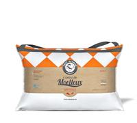 Petit Meunier - Oreiller Moelleux Rectangle 50x70cm- Maintien Cervical-Dormir sur Le côté -Ergonomique - Anti Transpirant - Fabriqué en France - Le Moelleux Naturel - 10% Duvet 90% Plumettes