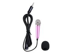 Petit Microphone ASMR, Petit Microphone pour Podcast, Amplificateur de Haut-Parleur Compact, Enregistreur vidéo Vocal, Microphone Dynamique pour Ordinateur Portable et téléphone Portable