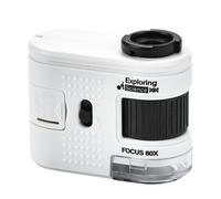Petit microscope portable avec grossissement 1000x avec éclairage LED pour évaluation de bijoux et loupe scientifique