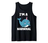 Petit Mignon Licorne des Mers Minimaliste Simple Narval Débardeur