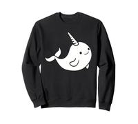 Petit Mignon Licorne des Mers Minimaliste Simple Narval Sweatshirt