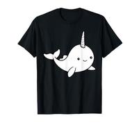 Petit Mignon Licorne des Mers Minimaliste Simple Narval T-Shirt