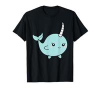 Petit Mignon Licorne des Mers Minimaliste Simple Narval T-Shirt