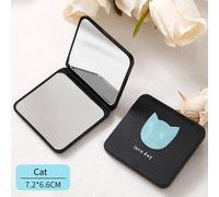 Petit Miroir De Maquillage Pliant Portable,Mini Miroir Créatif,Couvercle Coulissant,Déterminer,Mini Miroir De Poche,1pc - Type A3