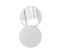 Petit Miroir De Maquillage Pliant Portable,Mini Miroir Créatif,Couvercle Coulissant,Déterminer,Mini Miroir De Poche,1pc - Type White #A