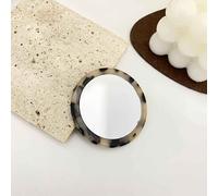 Petit Miroir De Maquillage Rond En Acétate Simple,Petit Motif Zèbre,Portable,Mini,Accessoires De Voyage - Type No.2 #D