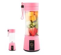 Petit mixeur électrique, presse-agrumes | de fruits multifonctionnel de 400 ml avec 6, de cuisine avec lames en acier inoxydable pour le camping, pique-nique, maison, travail,
