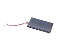 Petit module de cellules 5 V 120 mA en polysilicium Panneau de charge portable Petite cellule solaire de rechange portable avec fil