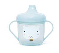 Petit Monkey - une tasse d'entraînement transparente avec le bec