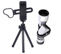 Petit monoculaire avec support de téléphone - Télescope monoculaire HD avec support pour smartphone | Monoculaire de poche étanche pour adultes pour camping, concerts