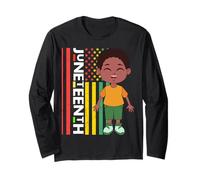 Petit Monsieur Juneteenth Prince Black Boy Melanin Son Bruh Manche Longue