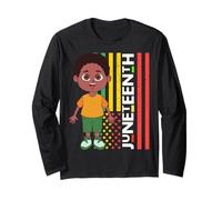 Petit Monsieur Juneteenth Prince Black Boy Melanin Son Bruh Manche Longue