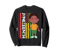 Petit Monsieur Juneteenth Prince Black Boy Melanin Son Bruh Sweatshirt