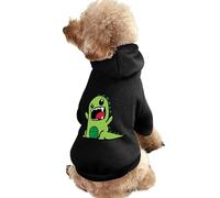 Petit Monstre Vert, Petit Dinosaure qui Aboiement, Sweat à Capuche pour Chien, Vêtements pour Petits Chiens, Gilet, Vêtements pour Chihuahua, Manteau Chaud, Tenues d'Automne pour Chiots, Vêtements pou