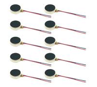 Petit moteur à courant continu - 10 moteurs de vibration de téléphone à courant continu | Shaker de contrôleur de jeu de Type petit bouton, pour Smartphone, téléavertisseur électronique, tablette, dis