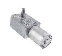 Petit moteur électrique, moteur à courant continu à couples élevés, moteur à engrenage à vis sans fin réversible à couples élevés, moteur de réduction 12 V CC Cw/Ccw sans (5 tours/minute)