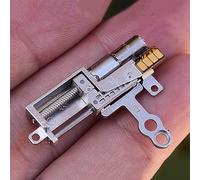 Petit moteur pas à pas à engrenage planétaire de 5mm, 2 phases, 4 fils, vis linéaire, curseur en métal, écrou mobile, 1 pièces Accessoires de bricolage