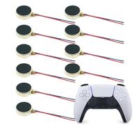 Petit Moteur Vibrant - 10 Pièces Moteurs De Vibration À Courant Continu | Petit Secoueur Plat en Forme de Pièce | pour Téléphone Mobile Tablette Manette de Jeu et Appareil de
