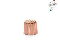 Petit moule cannele bord. cuivre ø 55