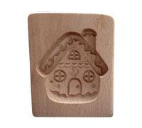 Petit moule de cuisson en bois antiadhésif pour biscuits, gâteaux, cuisine intérieure, muffins, brownies, crêpes, Noël, anniversaire, événements