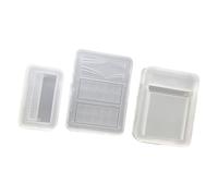 Petit moule en silicone de qualité alimentaire pour boîte de présentation de poupée, conception à double porte, adapté objets de collection et projets de jouets, moule d ' affichage de figurines