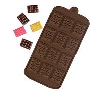 Petit moule en silicone, mini bar, moule à bonbons, moule à chocolat à 12 cavités, moules à chocolat antiadhésifs réutilisables