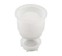 Petit moule en silicone pour pot de ciment - Fournitures artisanales - Moule en résine pour le stockage - Décoration d'intérieur - Cadeau en silicone pour tasse en ciment