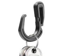 Petit mousqueton, portable, réglable, économiseur d'espace, crochets robustes, organisateur de camping, pour randonnée, escalade, cyclisme, pêche, maison, hôtel, sac, clé, lampe et tasse