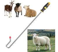 Petit mouton attrape-patte crochet, bâton de berger Crook mouton attrape-mouton crochet piège à jambe de volaille poteau, indispensable pour les fermes et les fermes d’élevage Capture de grappin