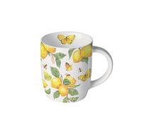 Petit mug citrons et papillons jaunes