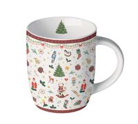Petit mug en porcelaine fine 0,2 l Noël classique