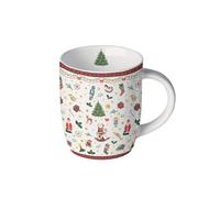 Petit mug en porcelaine fine 0,2 l Noël classique