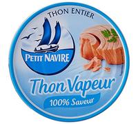 Petit Navire entier Vapeur la Boîte 130 g Thon - Lot de 6