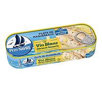 Petit Navire Filets de Maqueraux Sauce Vin Blanc Citron Romarin sans Arôme Ajouté, 175g