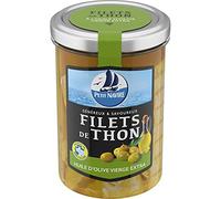 Petit Navire Filets de thon huile d'olive vierge extra - Le bocal de 117 g net égoutté