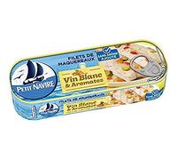 Petit Navire Filets maquereaux, vin arômes - La boite de 175g