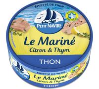 PETIT NAVIRE Le Mariné Émietté de thon au citron & thym - 110 g