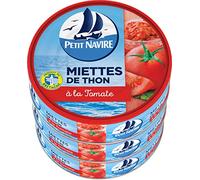 Petit Navire Miettes de Thon à la Tomate, 240g