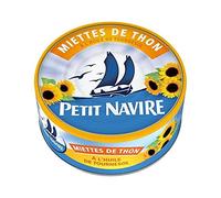 Petit Navire – Miettes de thon à l'huile de tournesol – 160 g (lot de 5)