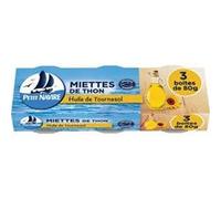 Petit Navire Miettes de thon huile de tournesol petit navire 160g - La conserve de 160g