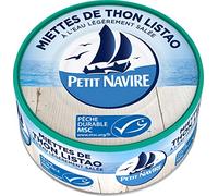 Petit Navire Miettes de Thon Listao au Naturel MSC 112 g