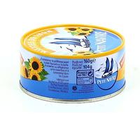 PETIT NAVIRE - Miettes de Thon Savoureuses à l'huile de Tournesol, Boîte 160g - Lot de 4