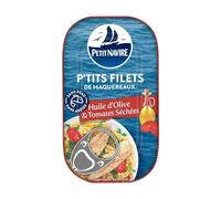 PETIT NAVIRE | Petit Navire "Les Petits Filets De Maquereaux" - Huile D'Olive Vierge Extra & Tomates 90G | Lot De (3) | livraison offerte