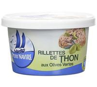 Petit Navire Rillettes de Thon Aux Olives Vertes, 125g