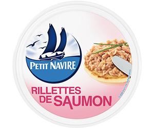 Petit Navire Rilllettes de saumon 125 g - Lot de 4